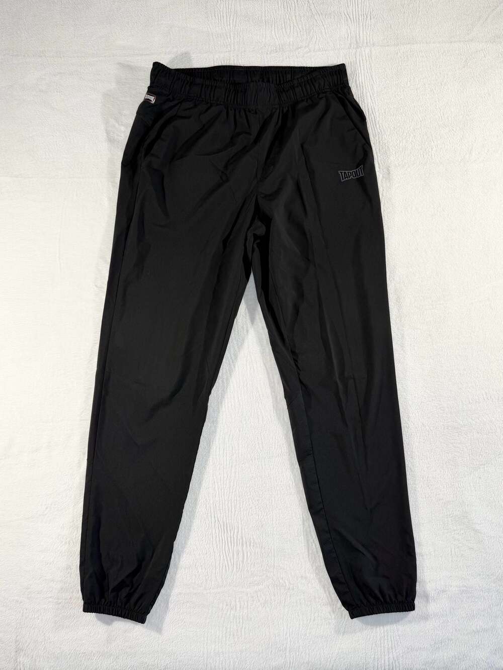WWE Tapout Men's Performance Athletic Jogger Pants Black, M